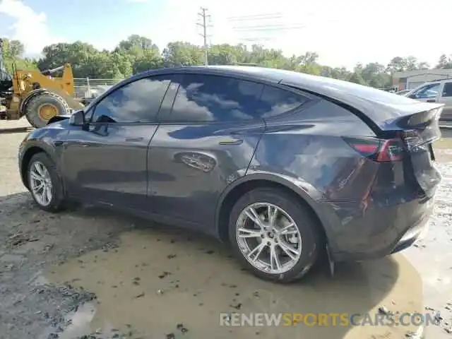 2 Photograph of a damaged car 7SAYGDED6RF091911 TESLA MODEL Y 2024