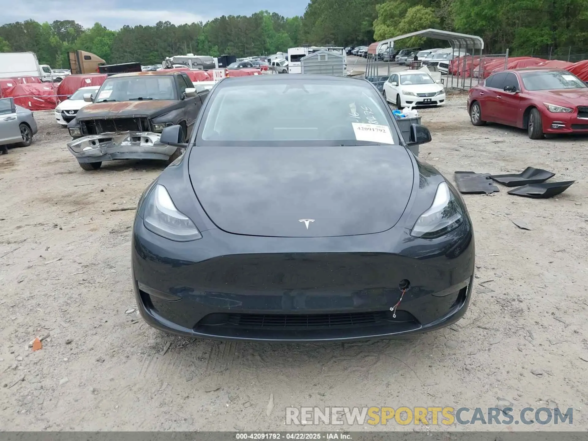 12 Photograph of a damaged car 7SAYGDED6RF098275 TESLA MODEL Y 2024