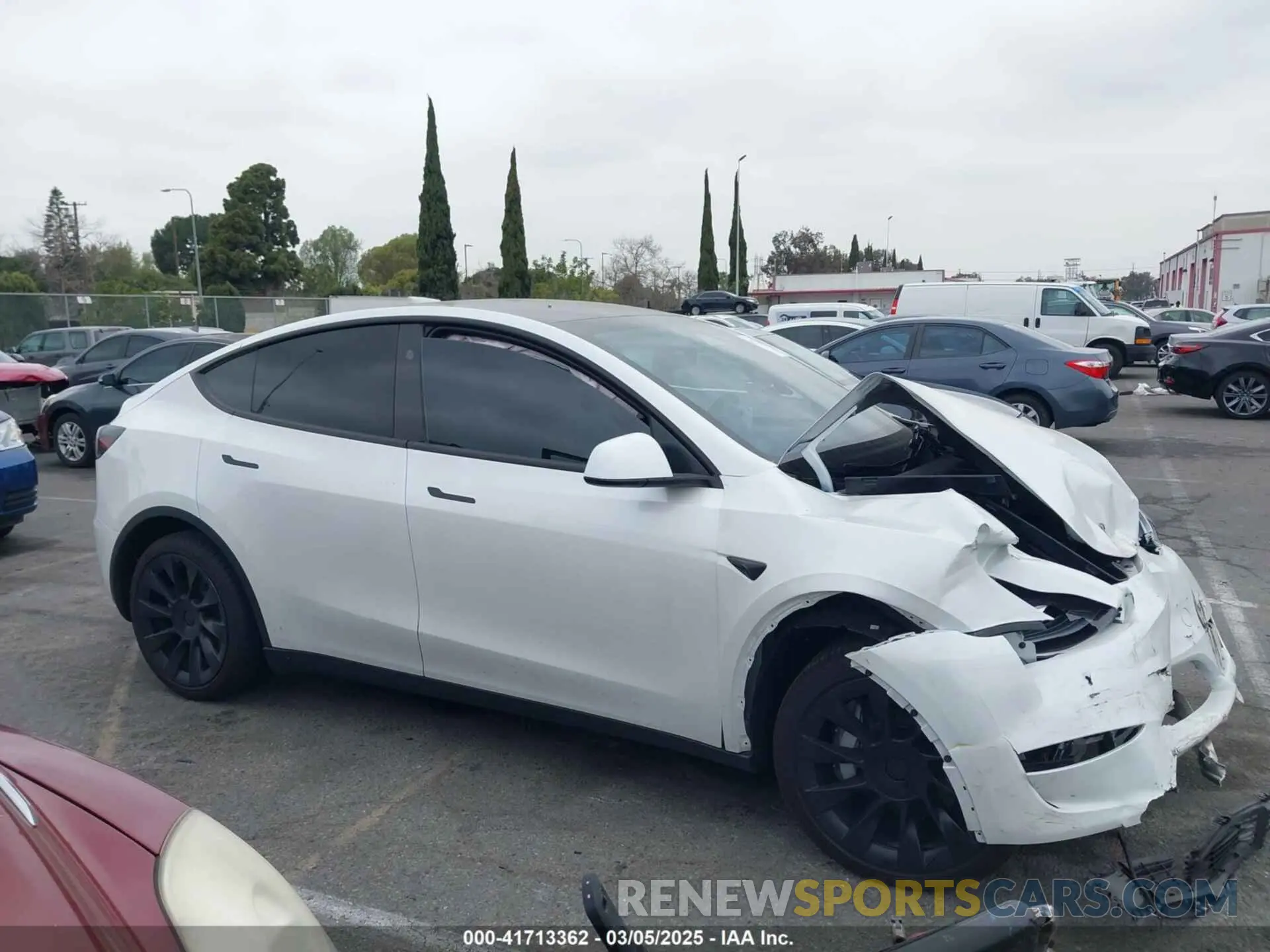 13 Photograph of a damaged car 7SAYGDED6RF166543 TESLA MODEL Y 2024