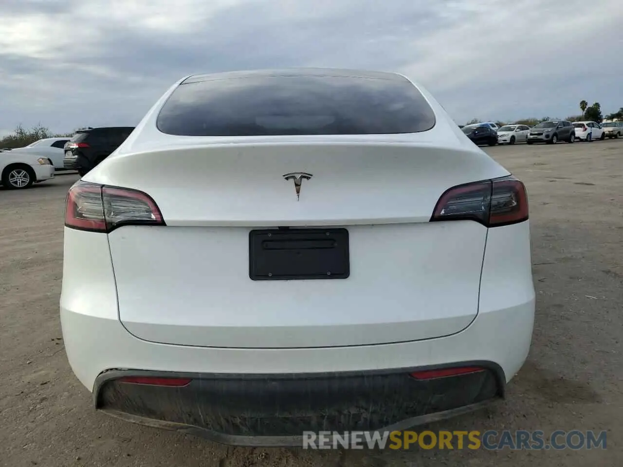6 Photograph of a damaged car 7SAYGDED7RF026100 TESLA MODEL Y 2024
