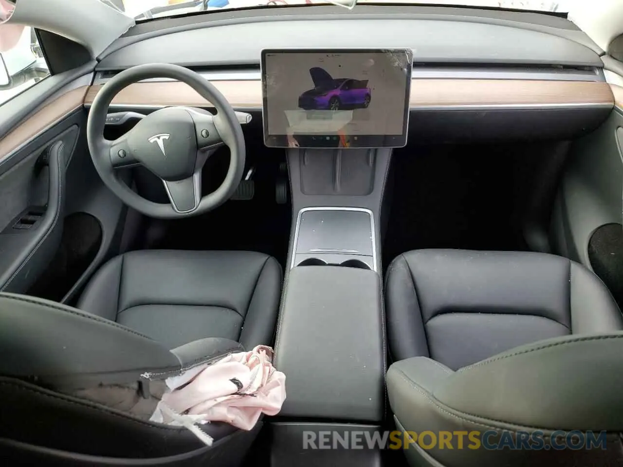 8 Photograph of a damaged car 7SAYGDED7RF026100 TESLA MODEL Y 2024