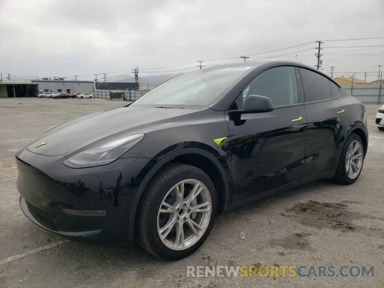 1 Photograph of a damaged car 7SAYGDED7RF039526 TESLA MODEL Y 2024
