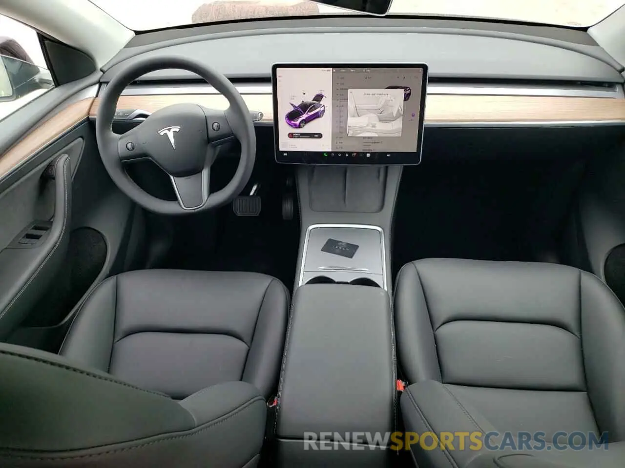 8 Photograph of a damaged car 7SAYGDED7RF039526 TESLA MODEL Y 2024