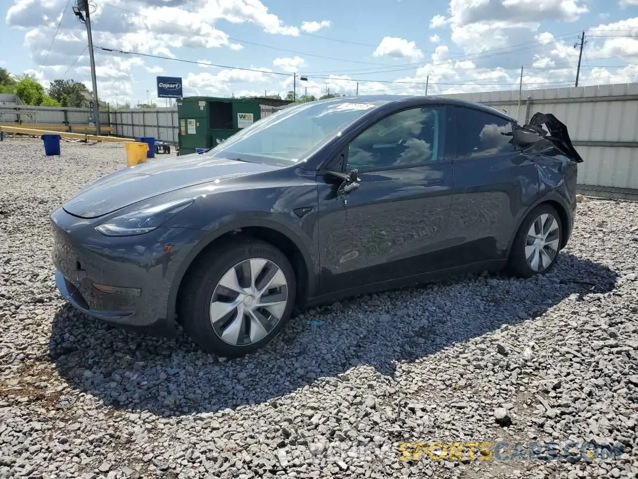 1 Photograph of a damaged car 7SAYGDED7RF042491 TESLA MODEL Y 2024