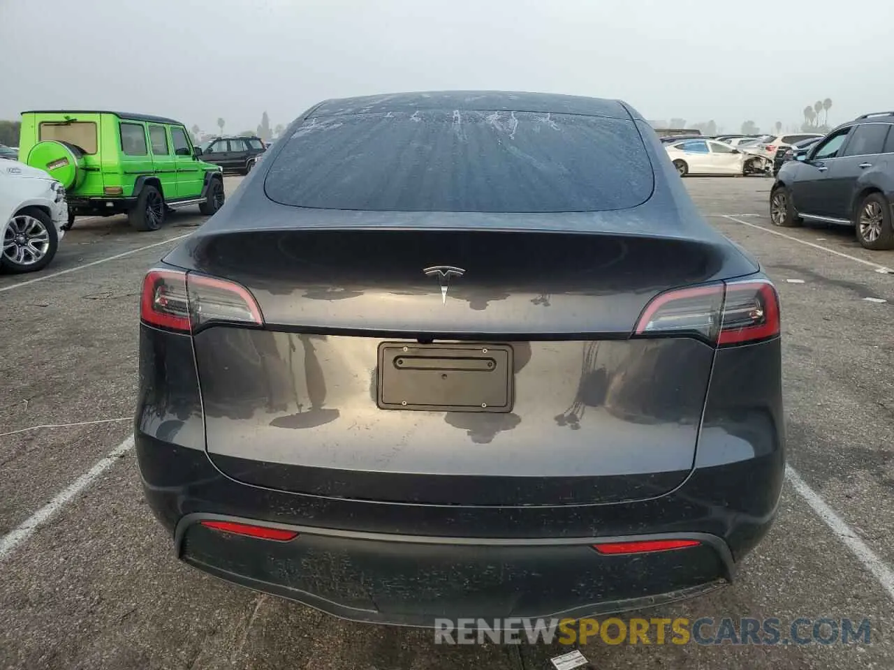 6 Photograph of a damaged car 7SAYGDED7RF103600 TESLA MODEL Y 2024