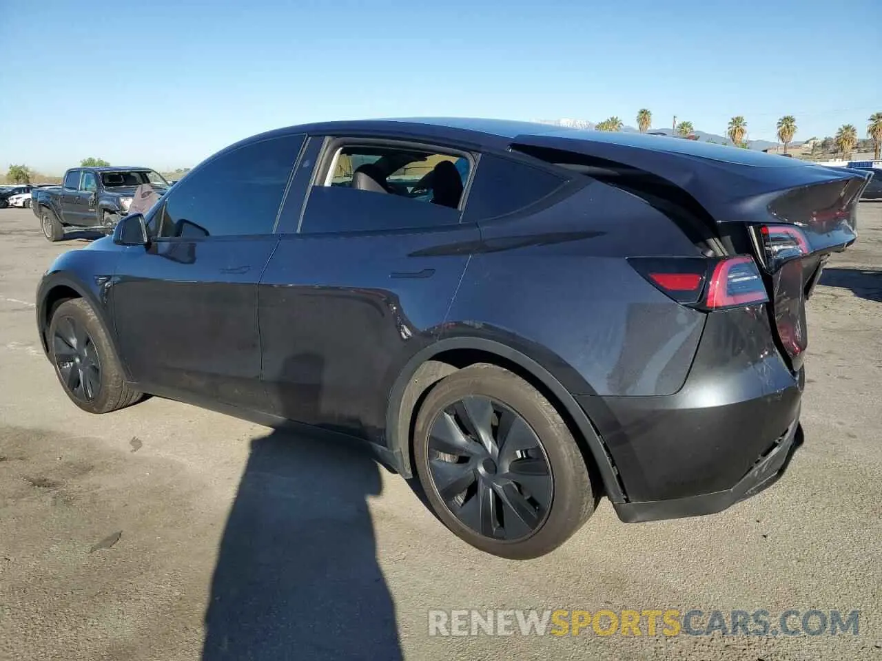 2 Photograph of a damaged car 7SAYGDED7RF108604 TESLA MODEL Y 2024
