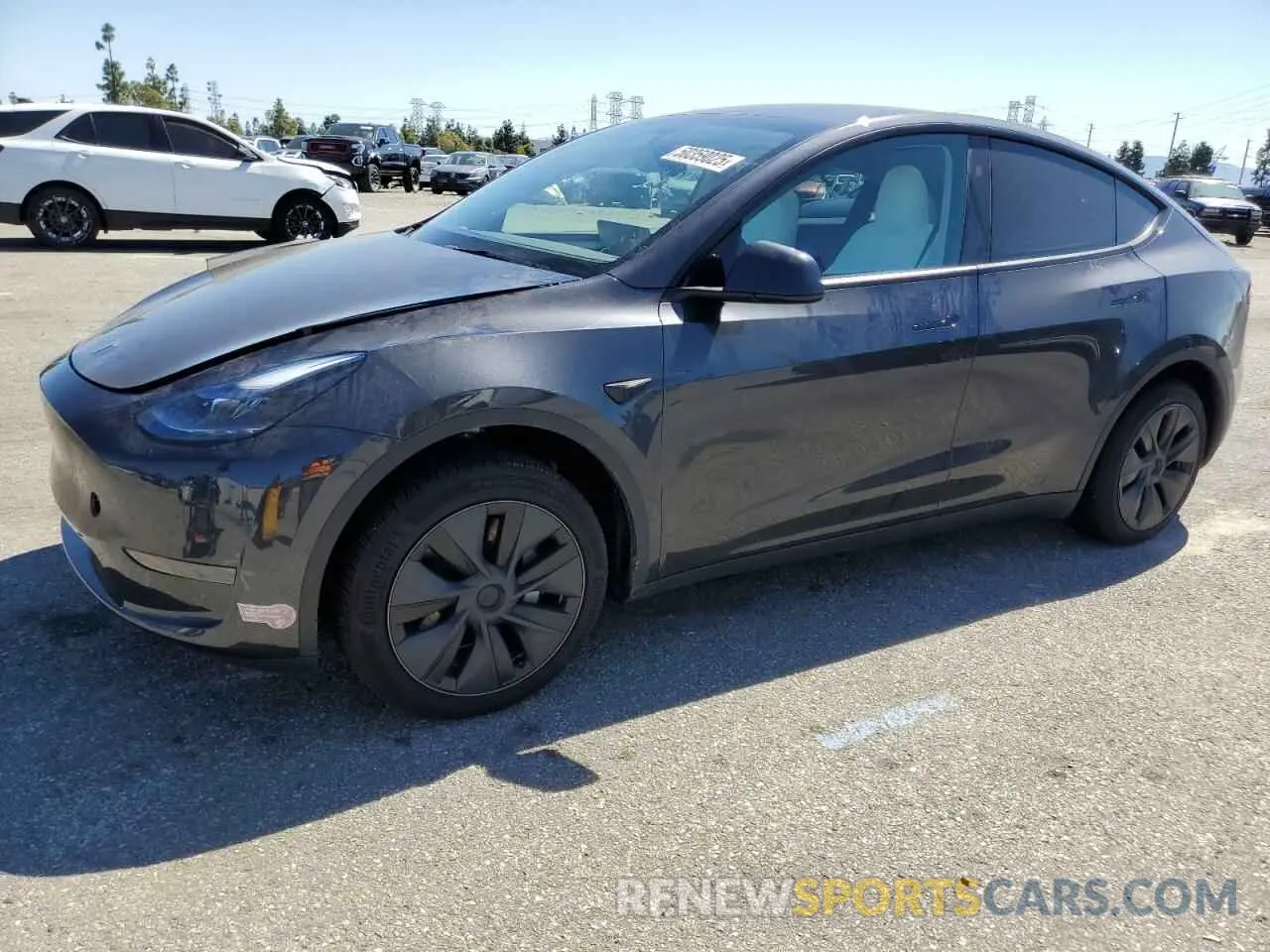 1 Photograph of a damaged car 7SAYGDED7RF199485 TESLA MODEL Y 2024