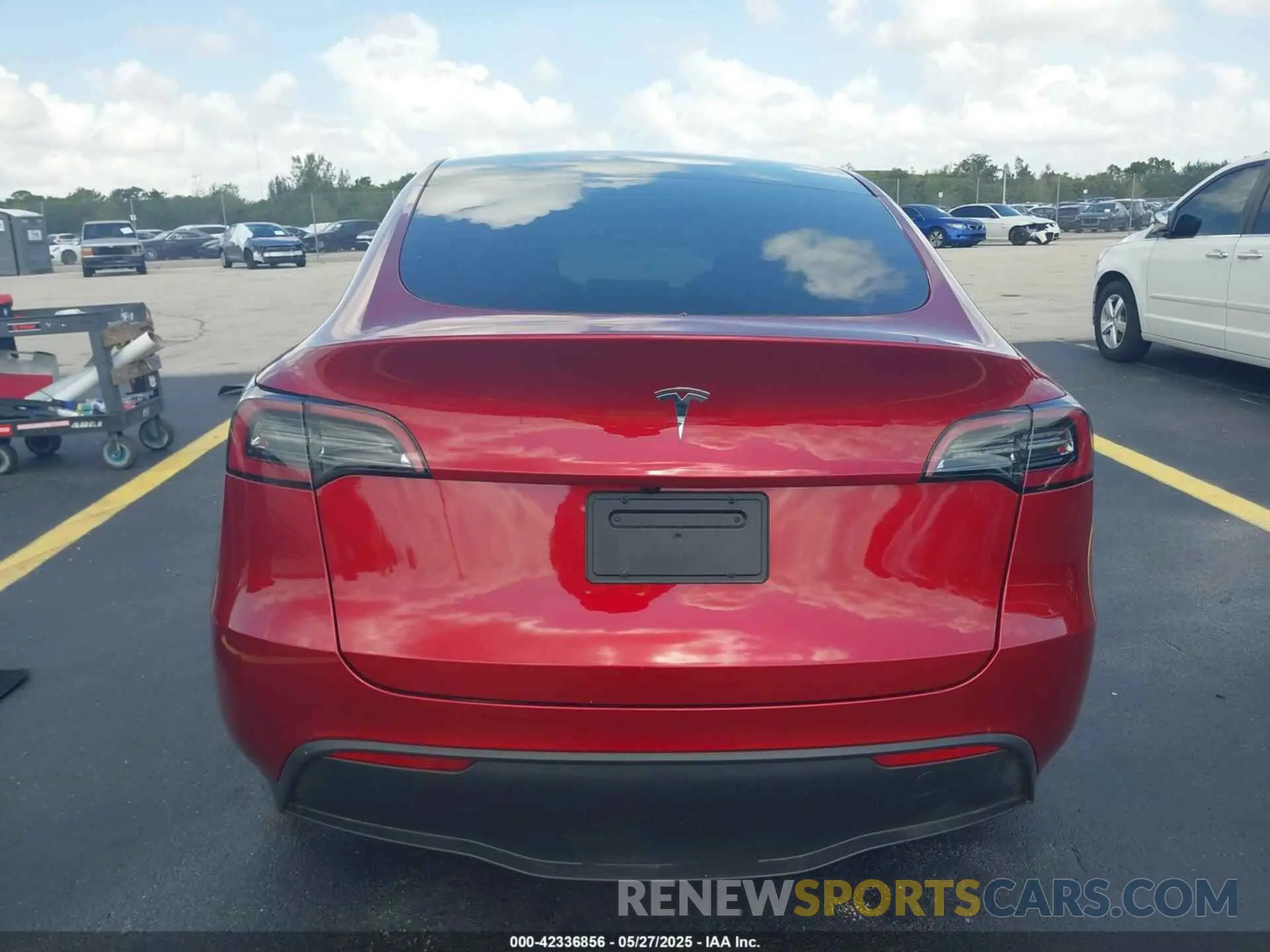 16 Photograph of a damaged car 7SAYGDED8RF019494 TESLA MODEL Y 2024