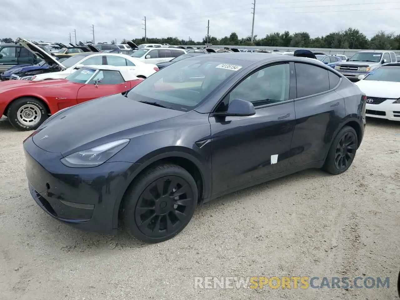 1 Photograph of a damaged car 7SAYGDED8RF074608 TESLA MODEL Y 2024