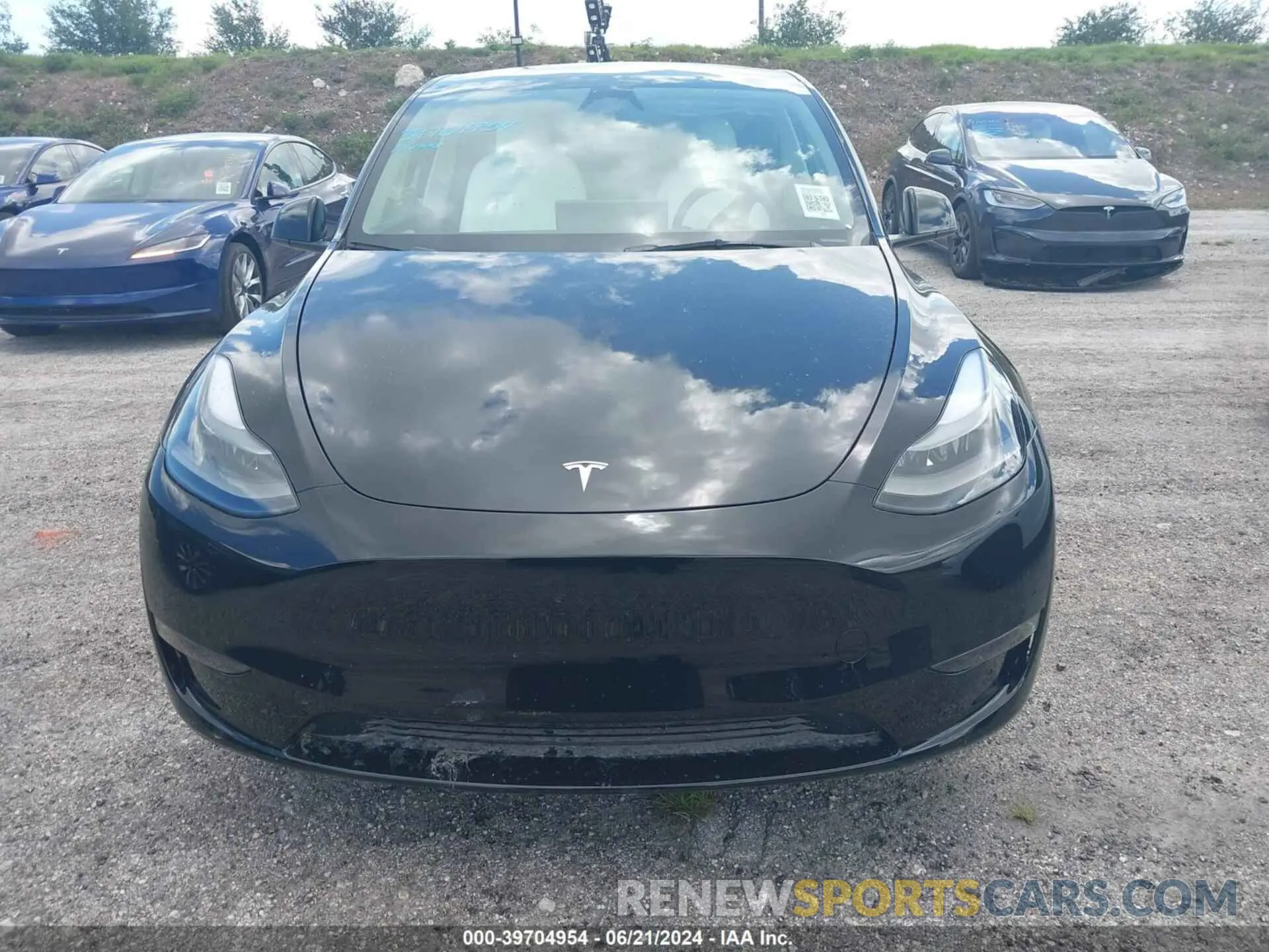 6 Photograph of a damaged car 7SAYGDED8RF092915 TESLA MODEL Y 2024