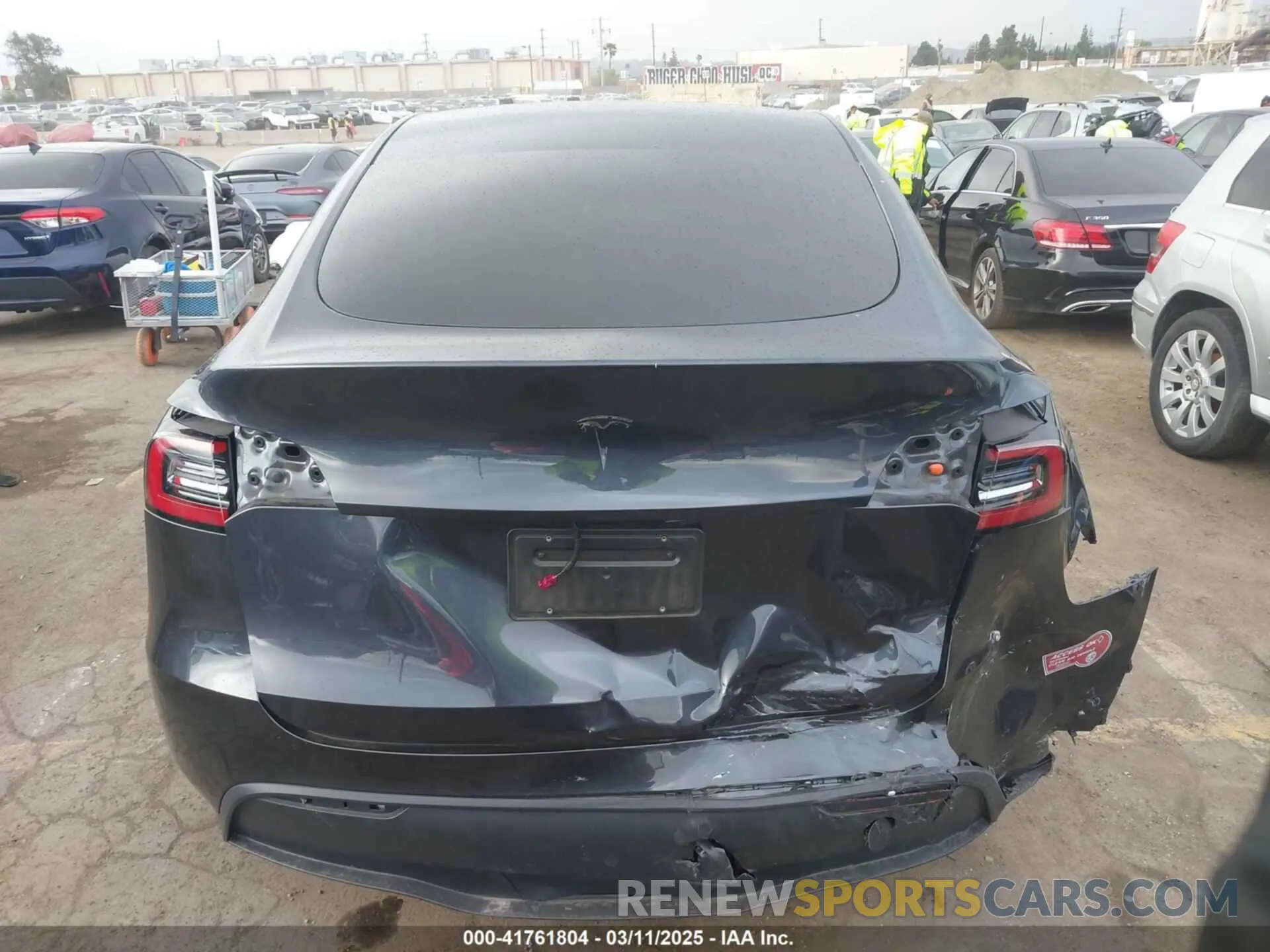 16 Photograph of a damaged car 7SAYGDED8RF116209 TESLA MODEL Y 2024
