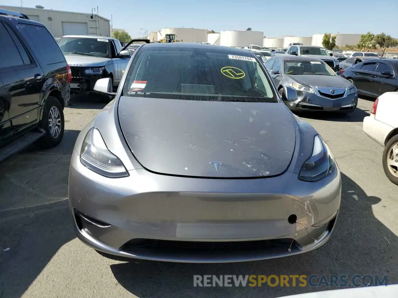 5 Photograph of a damaged car 7SAYGDED8RF195669 TESLA MODEL Y 2024
