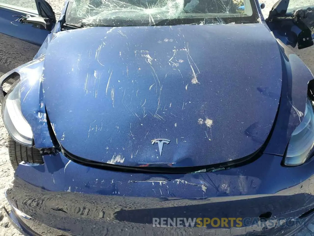 13 Photograph of a damaged car 7SAYGDED9RF046879 TESLA MODEL Y 2024