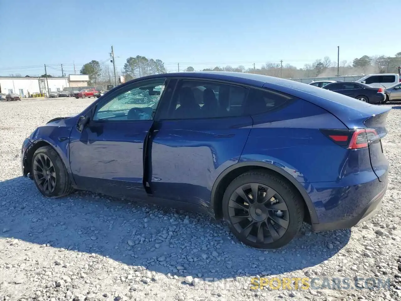 2 Photograph of a damaged car 7SAYGDED9RF046879 TESLA MODEL Y 2024