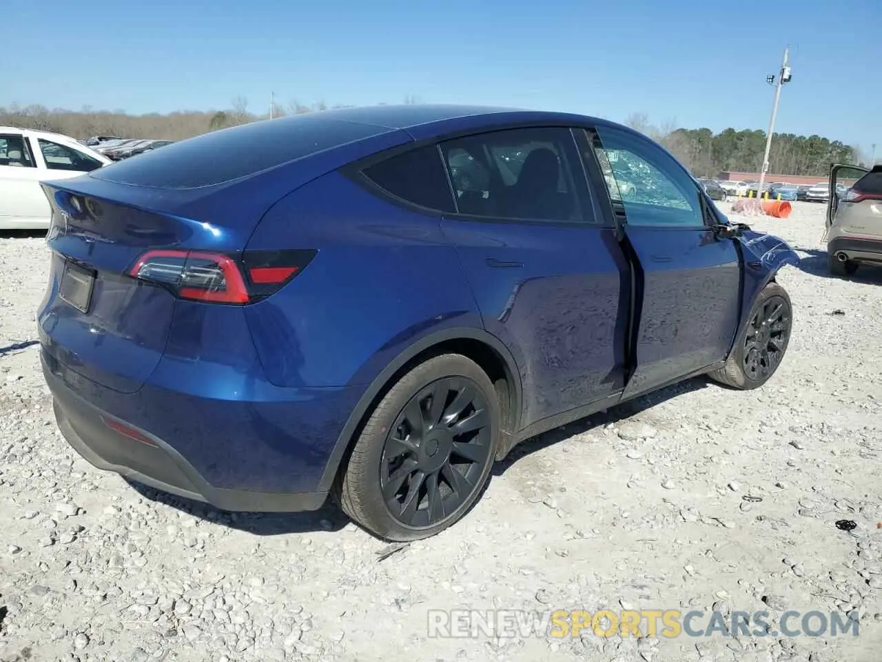 3 Photograph of a damaged car 7SAYGDED9RF046879 TESLA MODEL Y 2024