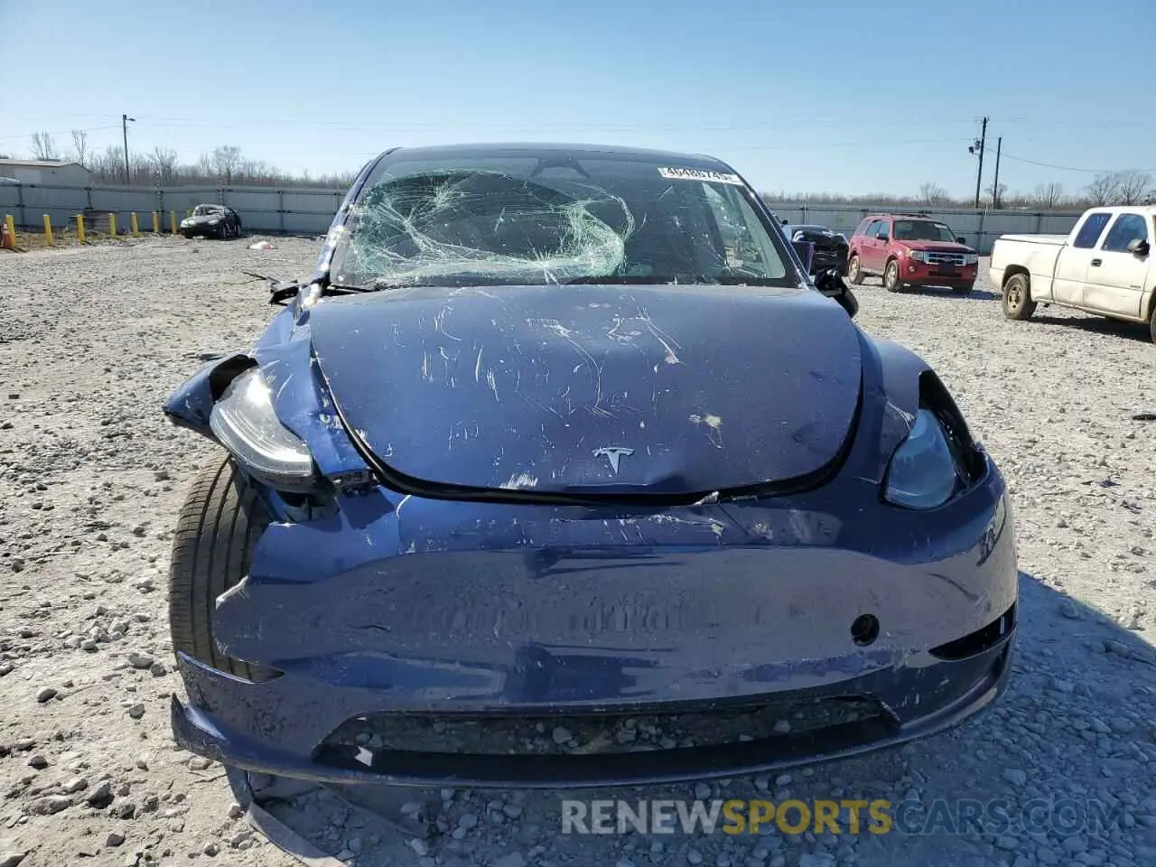 5 Photograph of a damaged car 7SAYGDED9RF046879 TESLA MODEL Y 2024