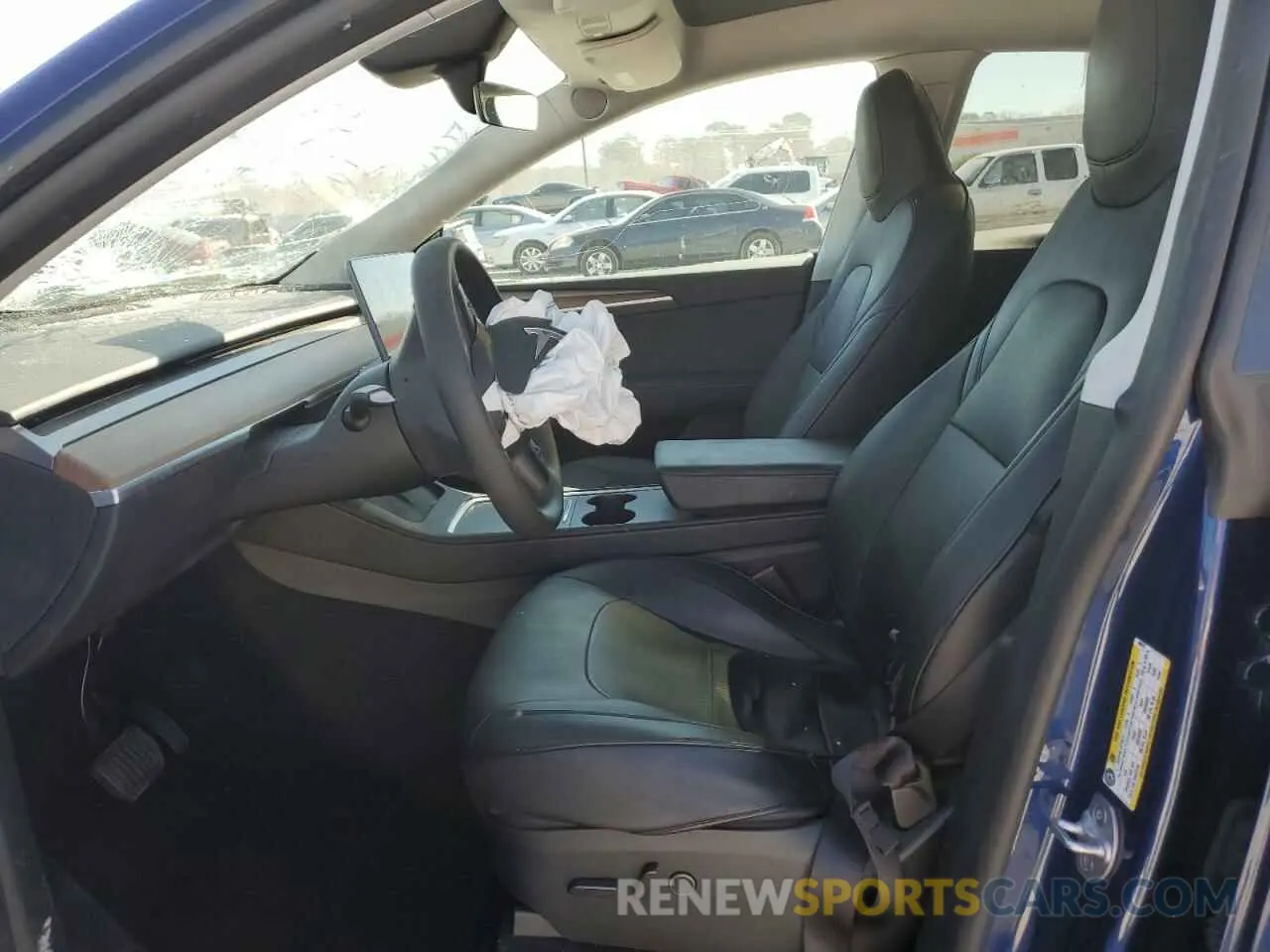 7 Photograph of a damaged car 7SAYGDED9RF046879 TESLA MODEL Y 2024