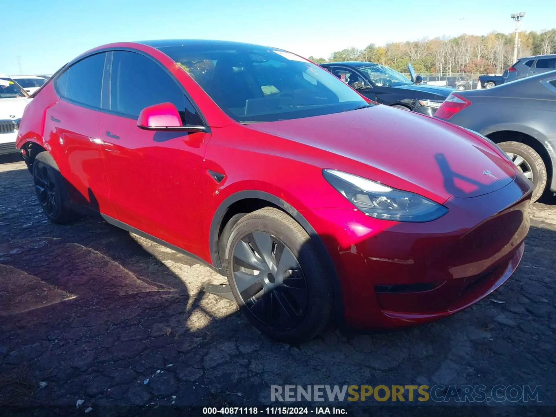 1 Photograph of a damaged car 7SAYGDEDXRA308969 TESLA MODEL Y 2024