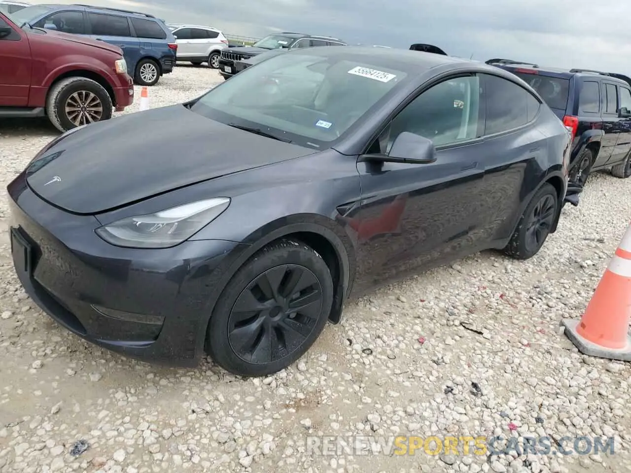 1 Photograph of a damaged car 7SAYGDEDXRA322676 TESLA MODEL Y 2024
