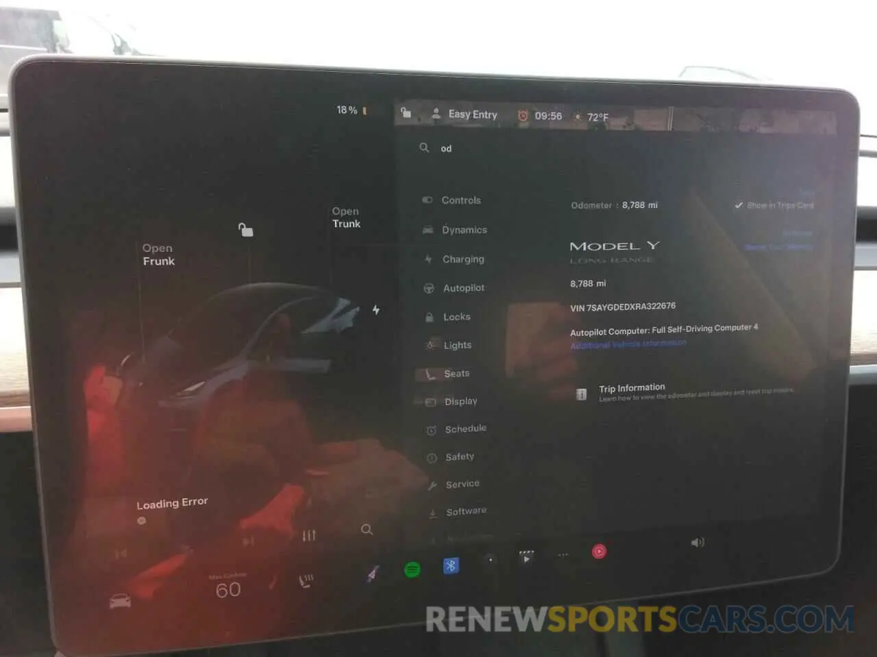 9 Photograph of a damaged car 7SAYGDEDXRA322676 TESLA MODEL Y 2024