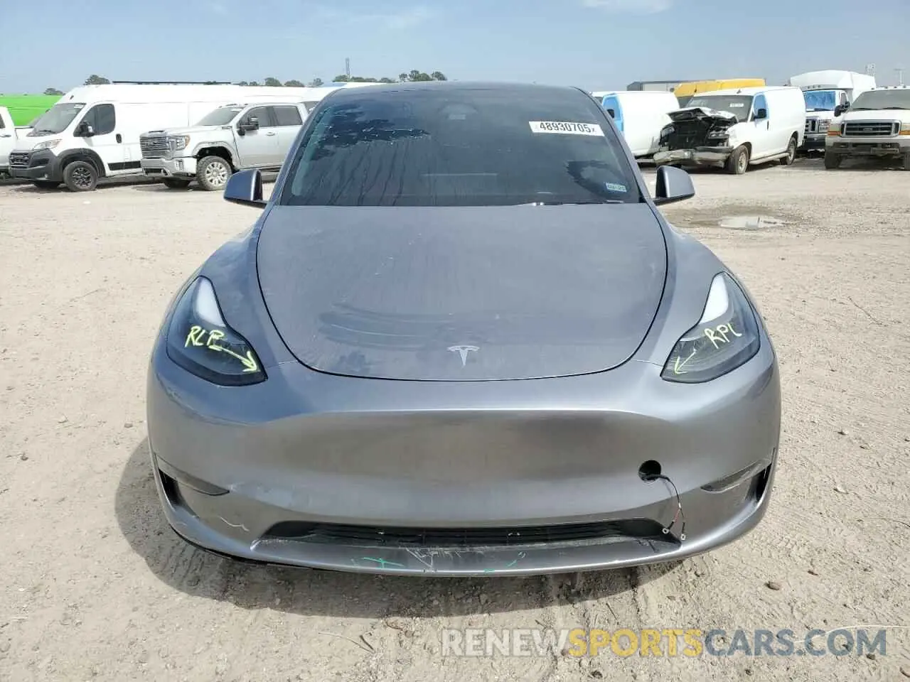 5 Photograph of a damaged car 7SAYGDEDXRA327652 TESLA MODEL Y 2024