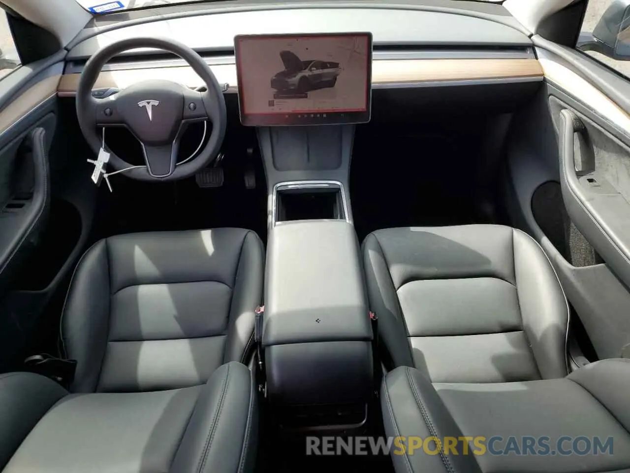 8 Photograph of a damaged car 7SAYGDEDXRA327652 TESLA MODEL Y 2024