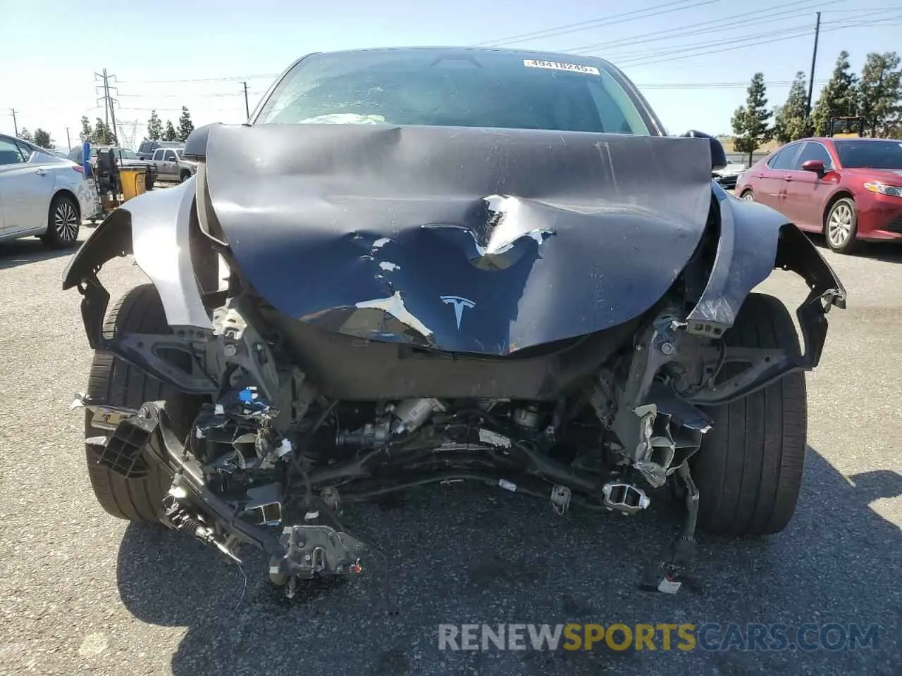 5 Photograph of a damaged car 7SAYGDEE0RA224927 TESLA MODEL Y 2024
