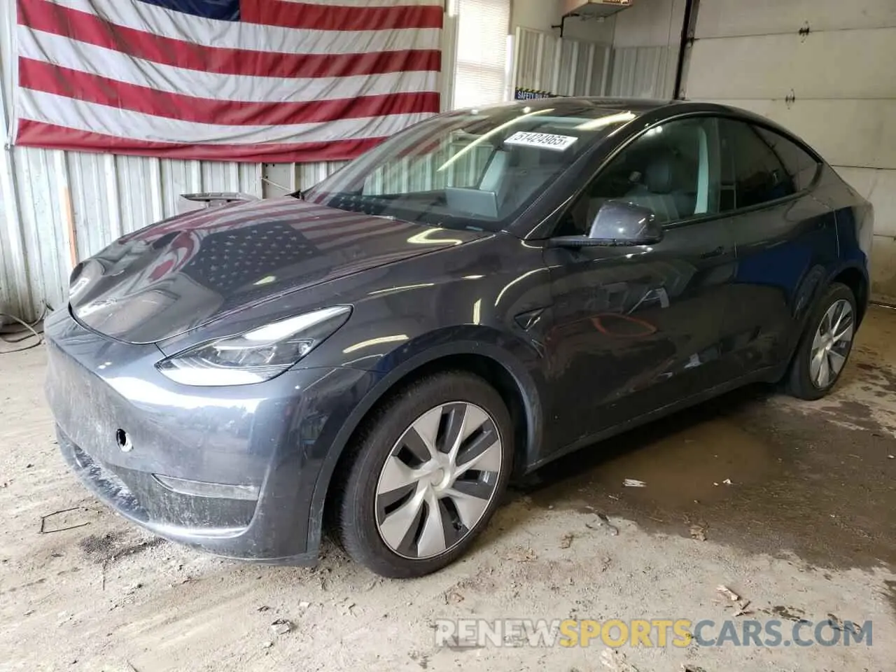 1 Photograph of a damaged car 7SAYGDEE0RA247799 TESLA MODEL Y 2024