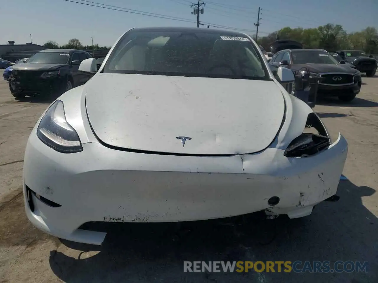 5 Photograph of a damaged car 7SAYGDEE0RA258110 TESLA MODEL Y 2024