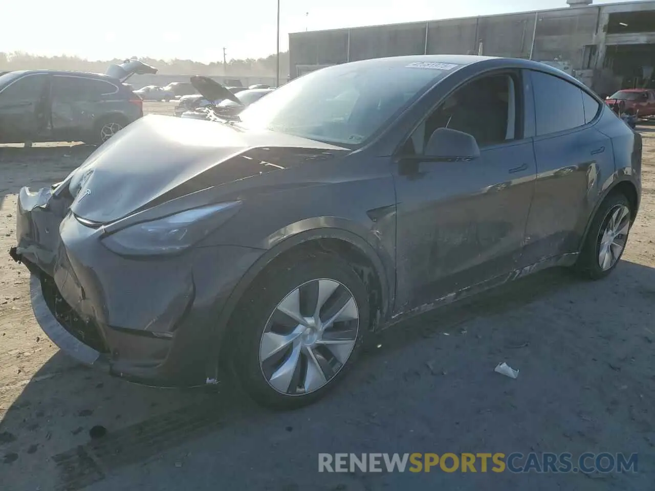 1 Photograph of a damaged car 7SAYGDEE0RA275960 TESLA MODEL Y 2024
