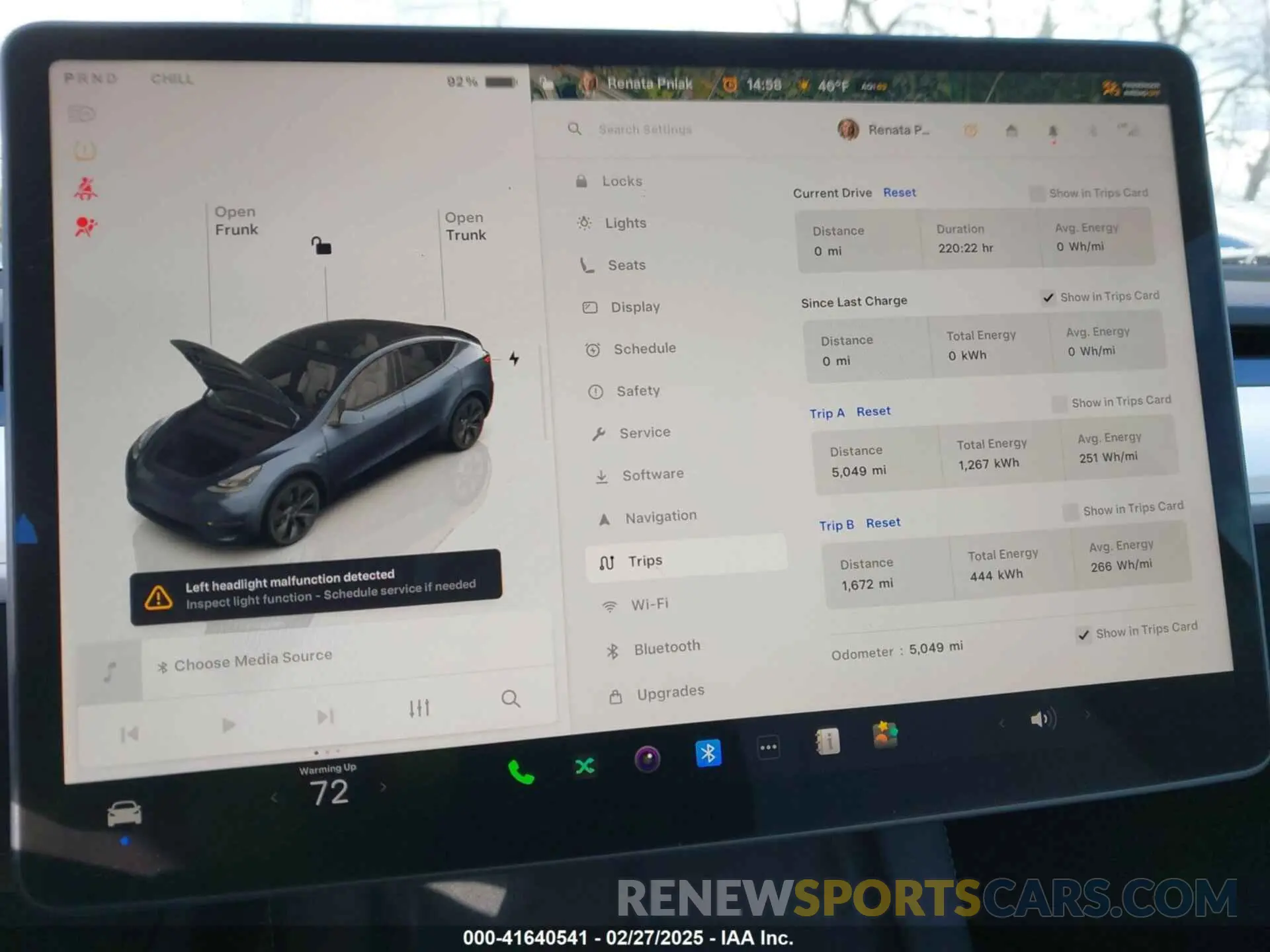 7 Photograph of a damaged car 7SAYGDEE0RA300064 TESLA MODEL Y 2024
