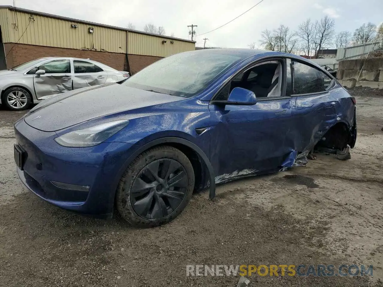 1 Photograph of a damaged car 7SAYGDEE0RA323893 TESLA MODEL Y 2024