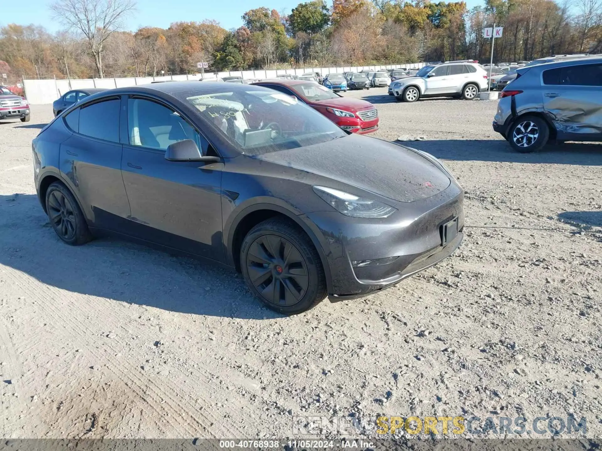 1 Photograph of a damaged car 7SAYGDEE0RA326048 TESLA MODEL Y 2024