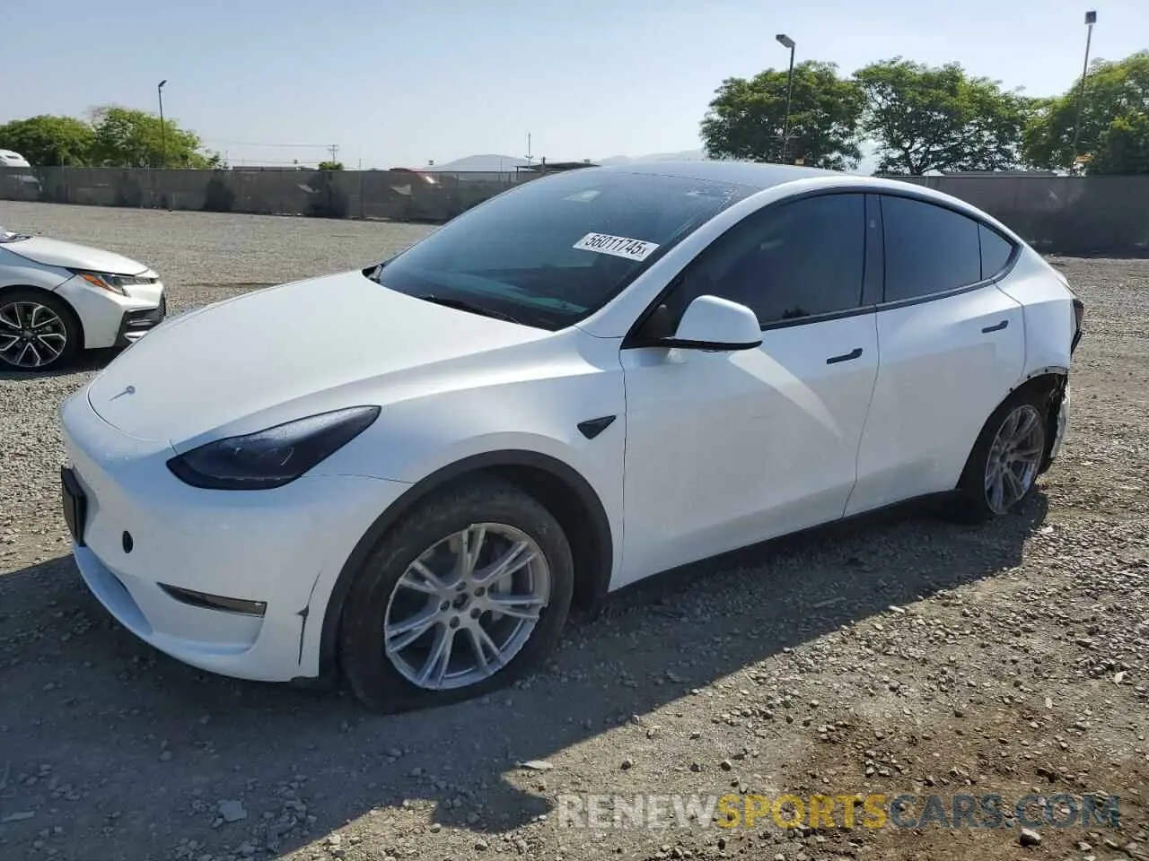 1 Photograph of a damaged car 7SAYGDEE0RF069041 TESLA MODEL Y 2024
