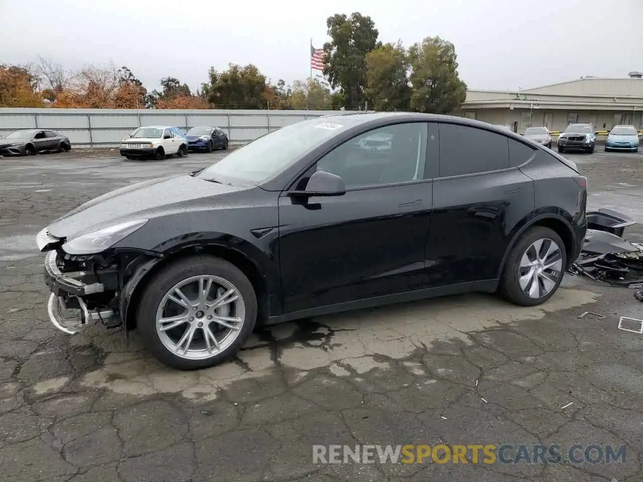 1 Photograph of a damaged car 7SAYGDEE0RF069797 TESLA MODEL Y 2024