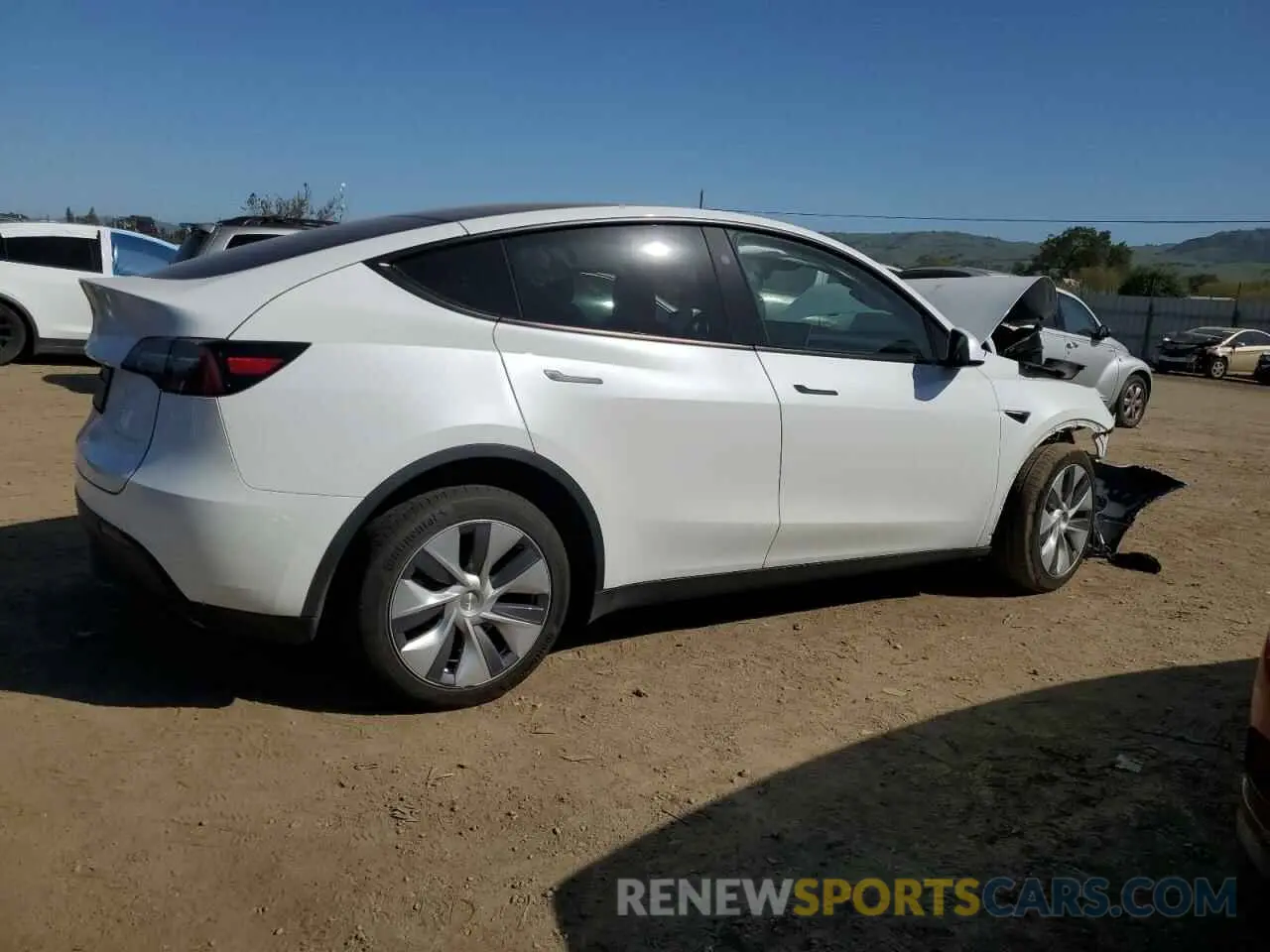 3 Photograph of a damaged car 7SAYGDEE0RF081948 TESLA MODEL Y 2024