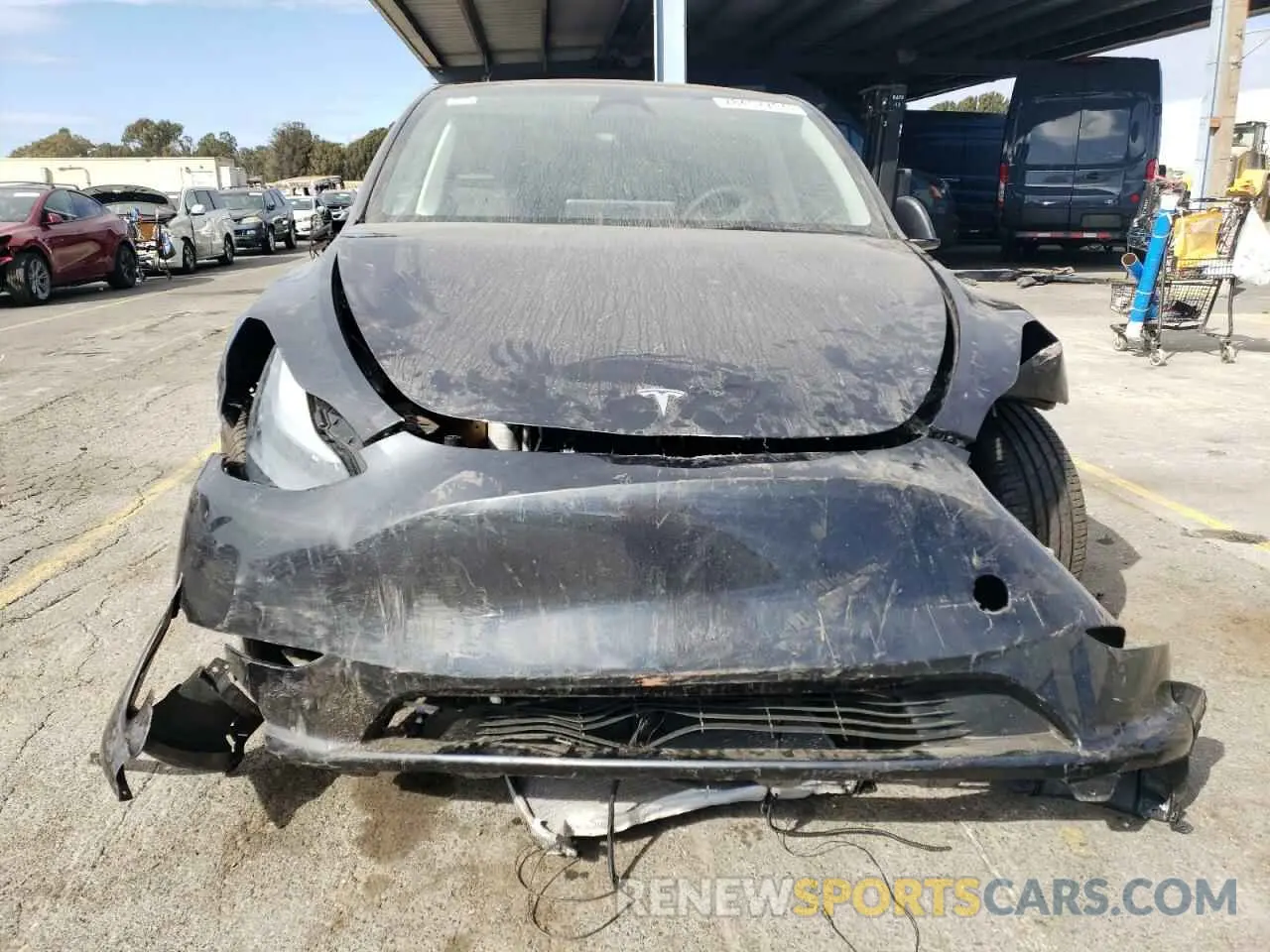 5 Photograph of a damaged car 7SAYGDEE0RF118383 TESLA MODEL Y 2024