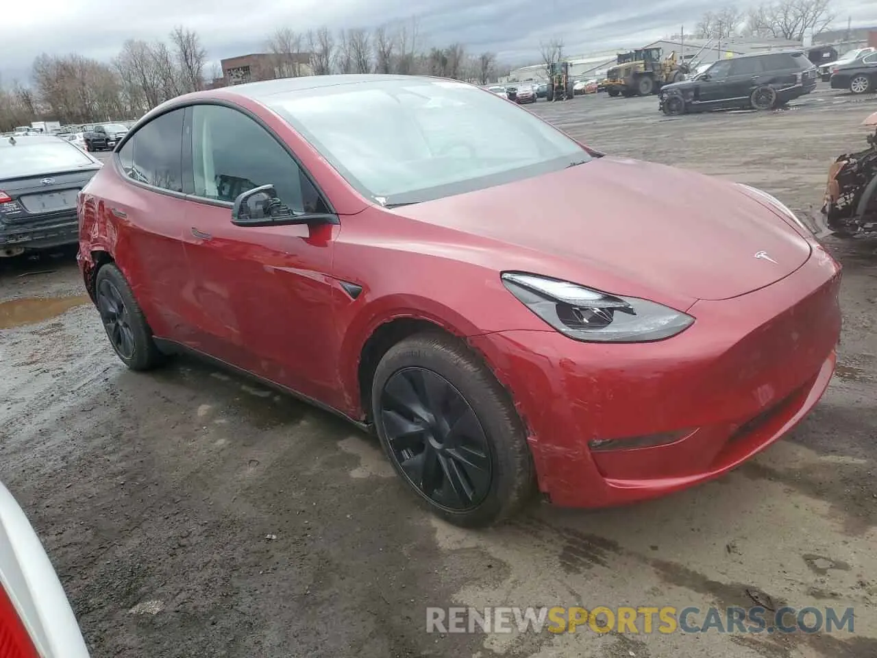 4 Photograph of a damaged car 7SAYGDEE0RF159774 TESLA MODEL Y 2024