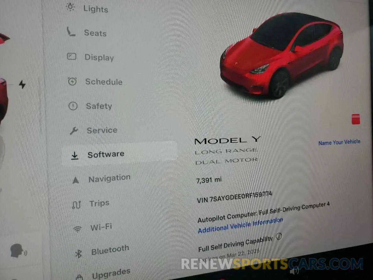 9 Photograph of a damaged car 7SAYGDEE0RF159774 TESLA MODEL Y 2024