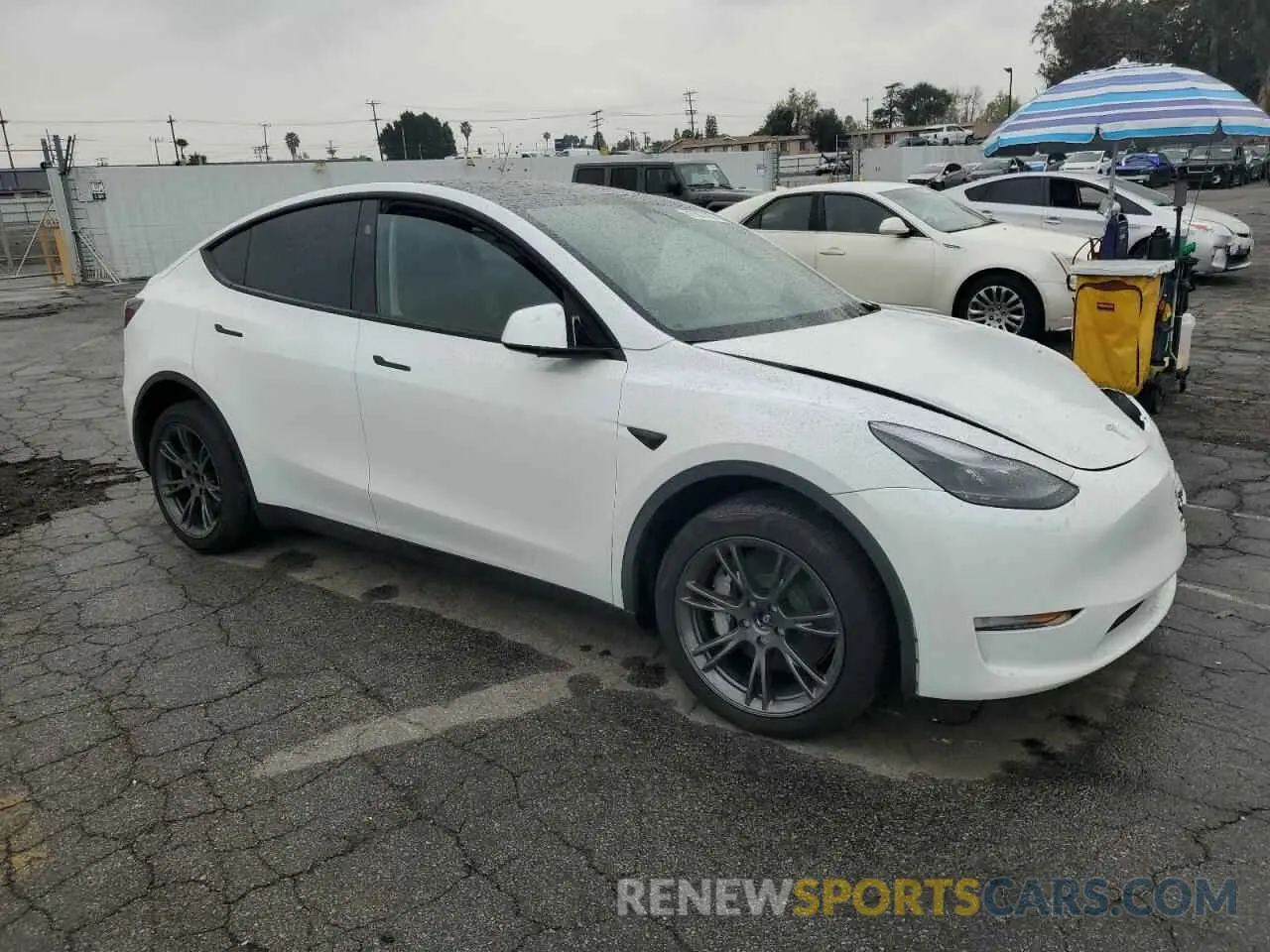 4 Photograph of a damaged car 7SAYGDEE0RF165672 TESLA MODEL Y 2024