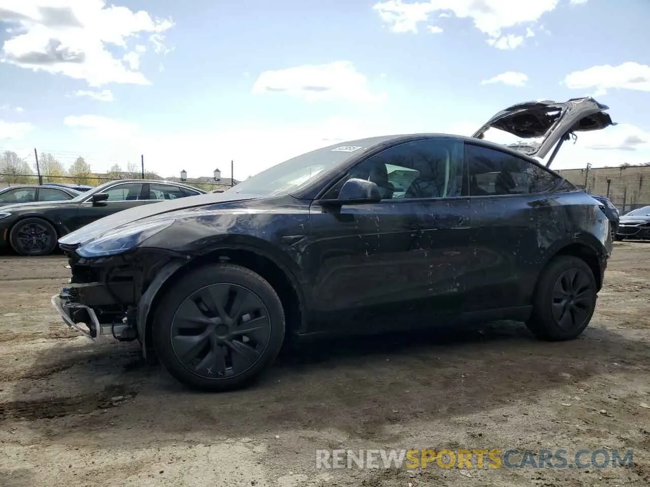 1 Photograph of a damaged car 7SAYGDEE0RF202381 TESLA MODEL Y 2024