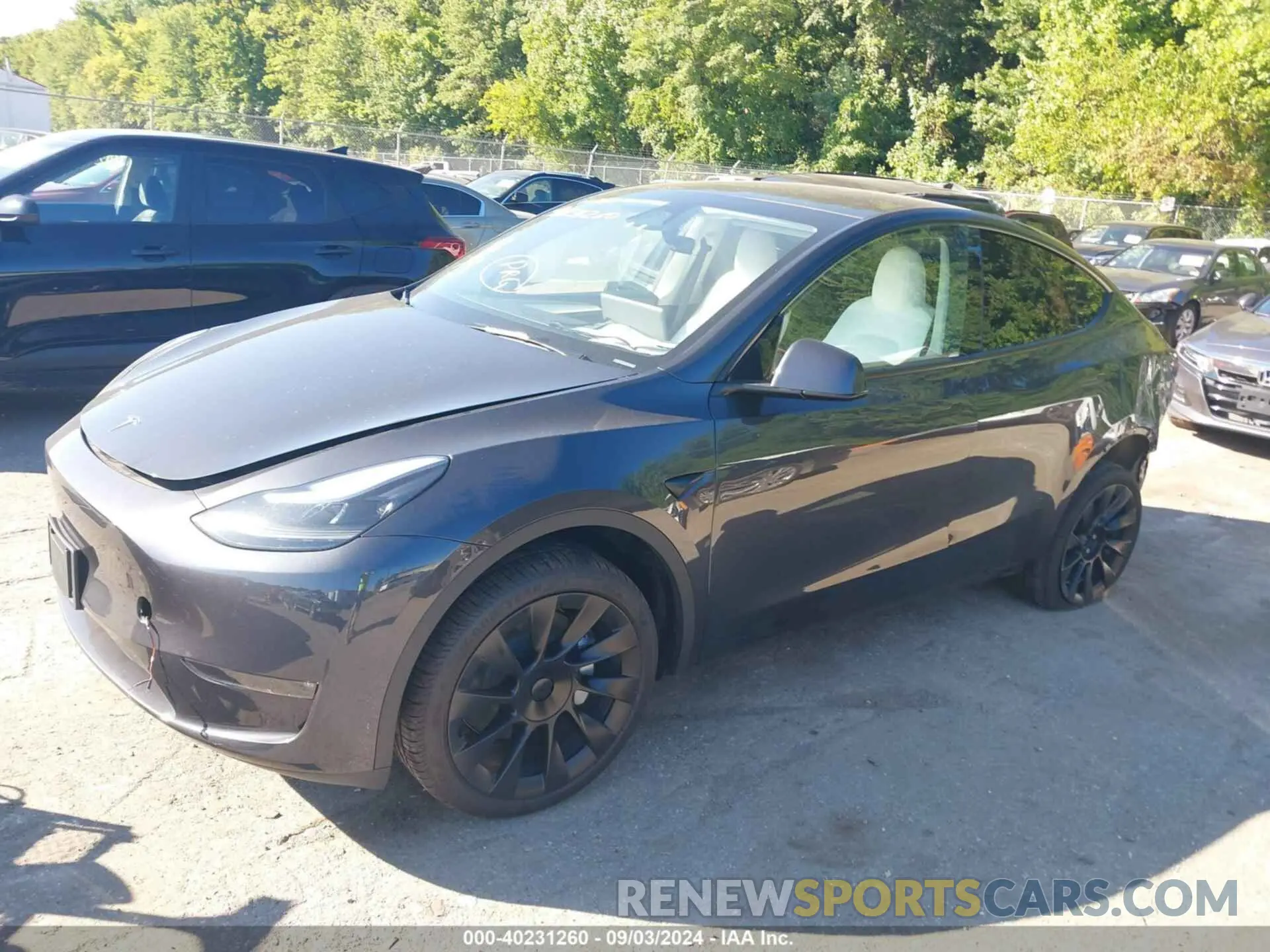 2 Photograph of a damaged car 7SAYGDEE1RA221888 TESLA MODEL Y 2024