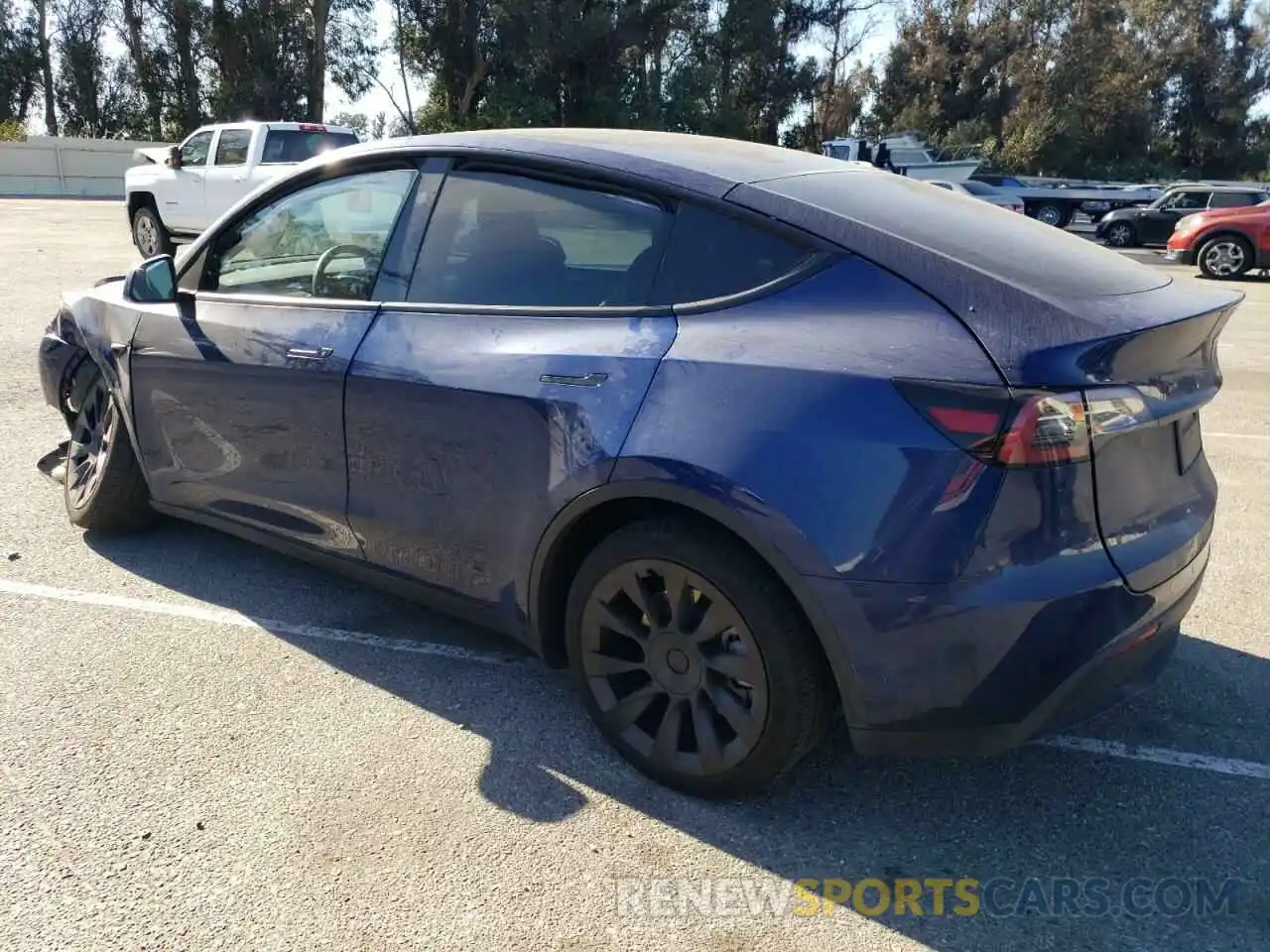 2 Photograph of a damaged car 7SAYGDEE1RA224449 TESLA MODEL Y 2024