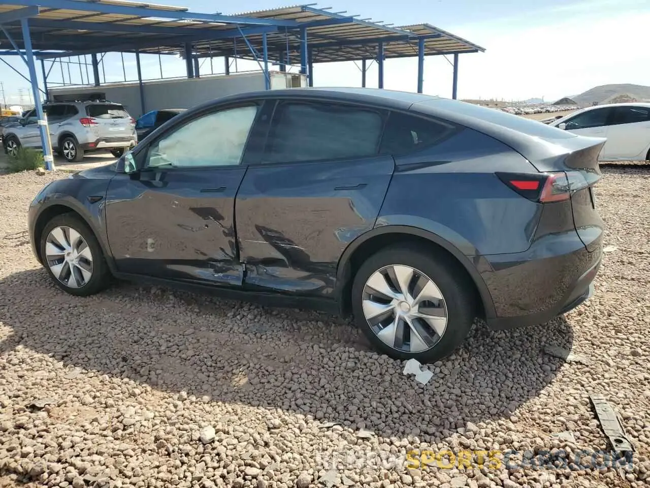 2 Photograph of a damaged car 7SAYGDEE1RA230171 TESLA MODEL Y 2024