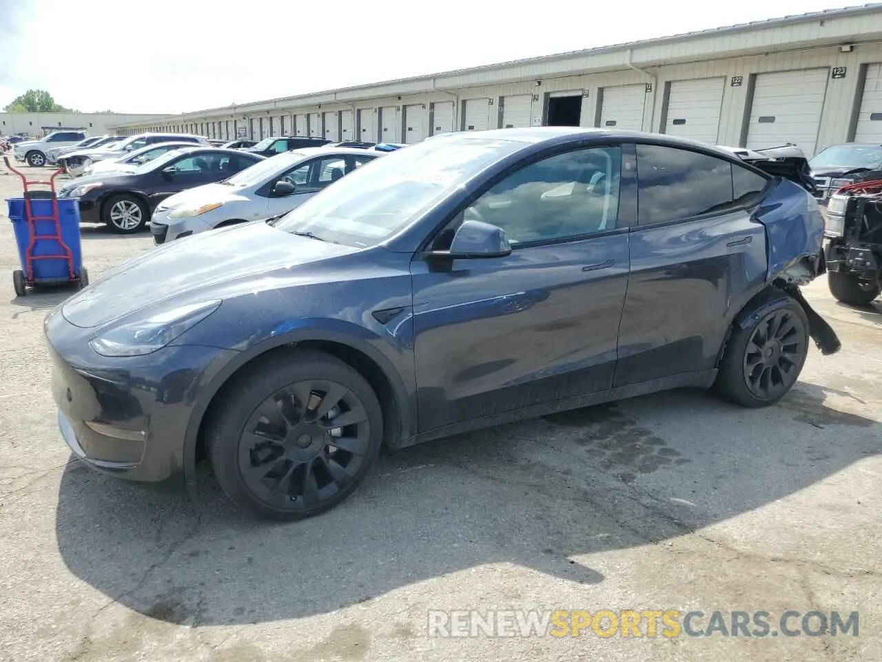 1 Photograph of a damaged car 7SAYGDEE1RA234222 TESLA MODEL Y 2024