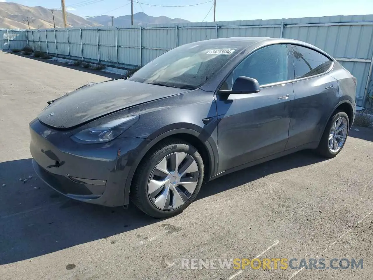 1 Photograph of a damaged car 7SAYGDEE1RA241977 TESLA MODEL Y 2024