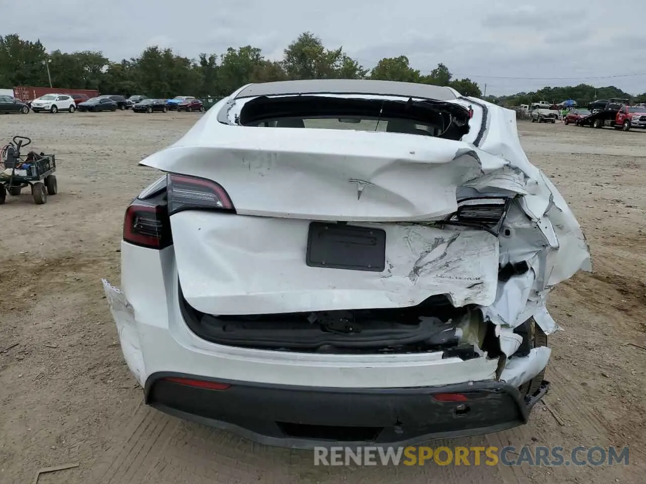 6 Photograph of a damaged car 7SAYGDEE1RA260755 TESLA MODEL Y 2024