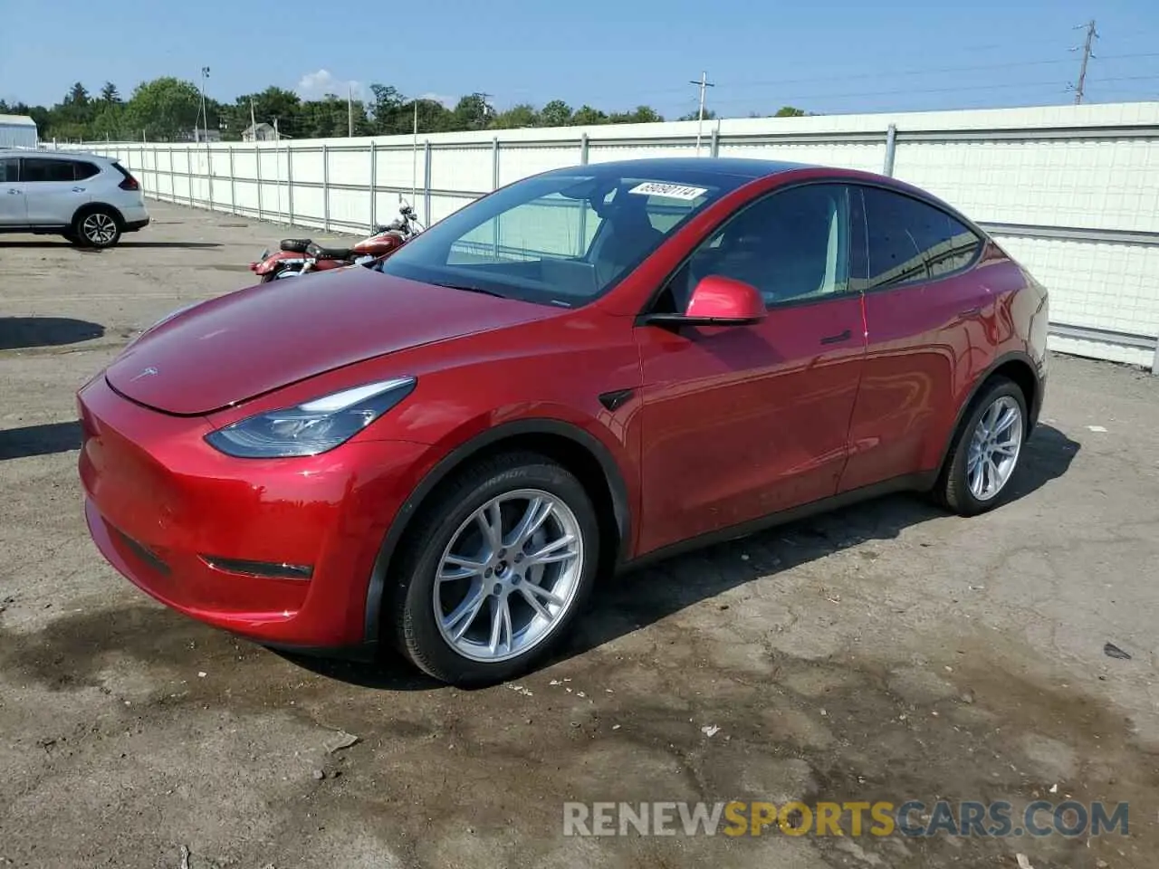 1 Photograph of a damaged car 7SAYGDEE1RA269472 TESLA MODEL Y 2024
