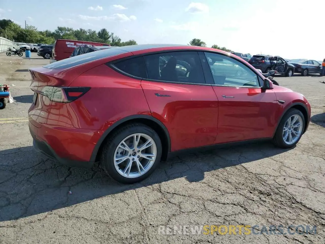 3 Photograph of a damaged car 7SAYGDEE1RA269472 TESLA MODEL Y 2024