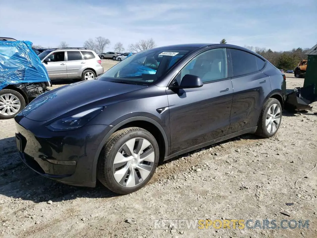 1 Photograph of a damaged car 7SAYGDEE1RA276065 TESLA MODEL Y 2024